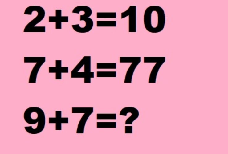 Soluzione Test matematico