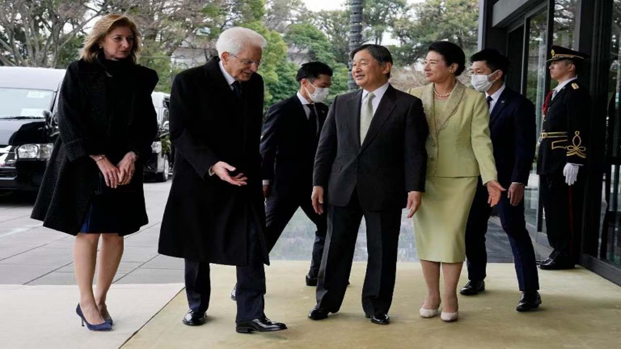 Il Presidente Mattarella incontra l'imperatore Naruhito